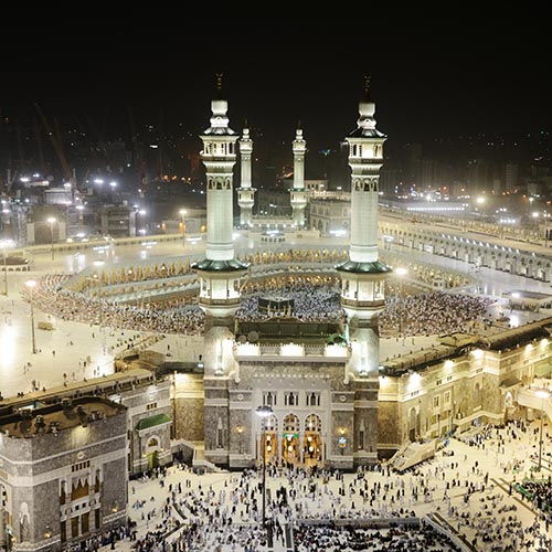 Makkah Kaaba minarets